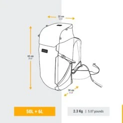 MEN’S TRAVEL TREKKING BACKPACK TRAVEL 900 50+6 L WITH SUITCASE OPENING 16 MEN’S TRAVEL TREKKING BACKPACK TRAVEL 900 50+6 L WITH SUITCASE OPENING -Outdoor Equipment Store k00098c9abe81ff0b556ccc914d17294b 1