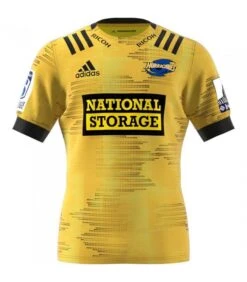 Adidas Hurricanes Mens Home Rugby Shirt ED7927 Yellow