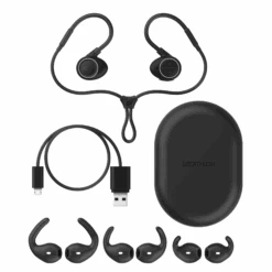 KALENJI 900 EARPHONES WIRELESS BLUETOOTH - BLACK -Outdoor Equipment Store k0f73b210f80efed03c89097ba2d32046
