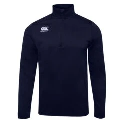 Canterbury Mens Club Zip Neck Track Top (Black) -Outdoor Equipment Store k10b00cac6432e24beef34248848ad44a