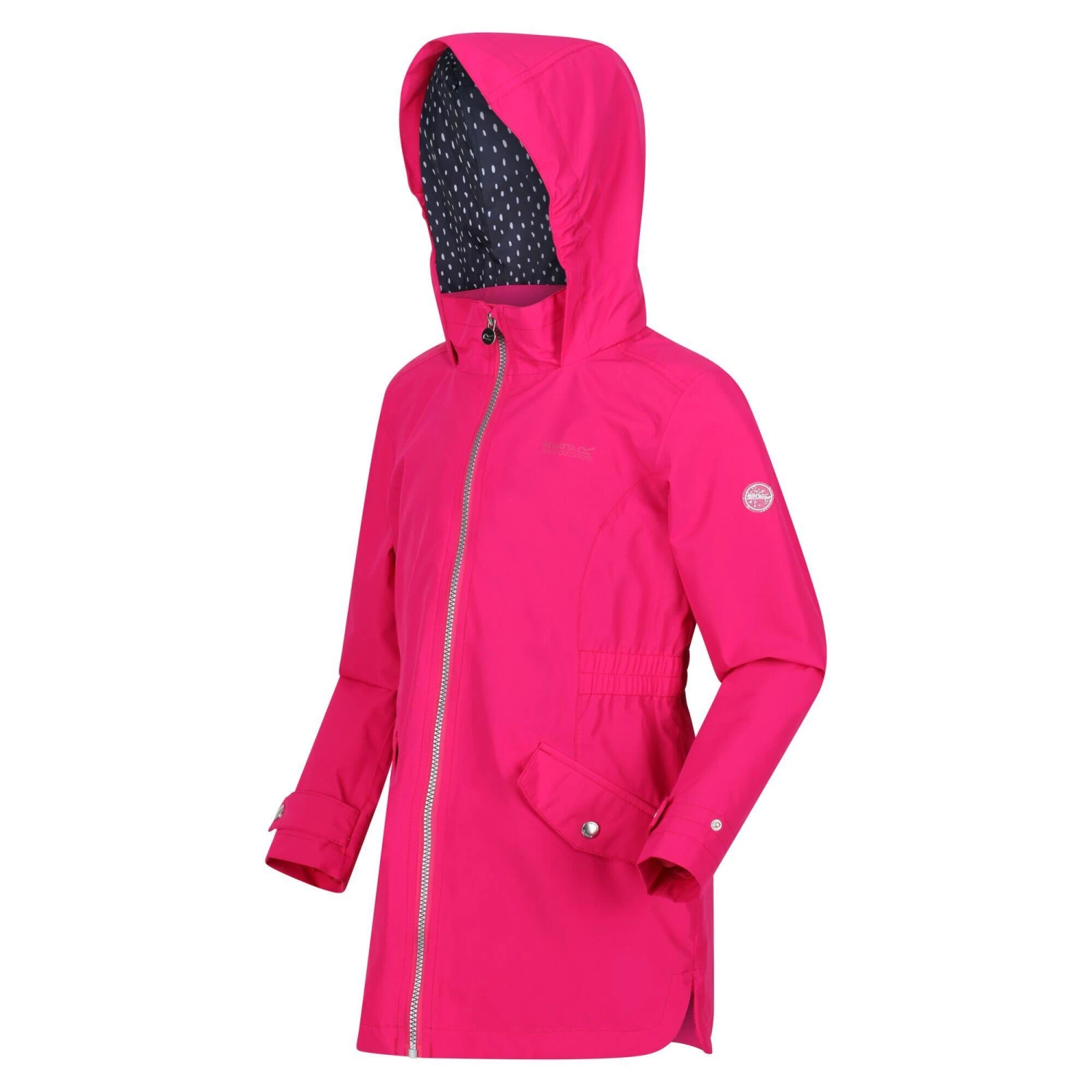 Regatta Childrens/Kids Talei Waterproof Jacket (Navy) 10 Regatta Childrens/Kids Talei Waterproof Jacket (Navy) - Image 8