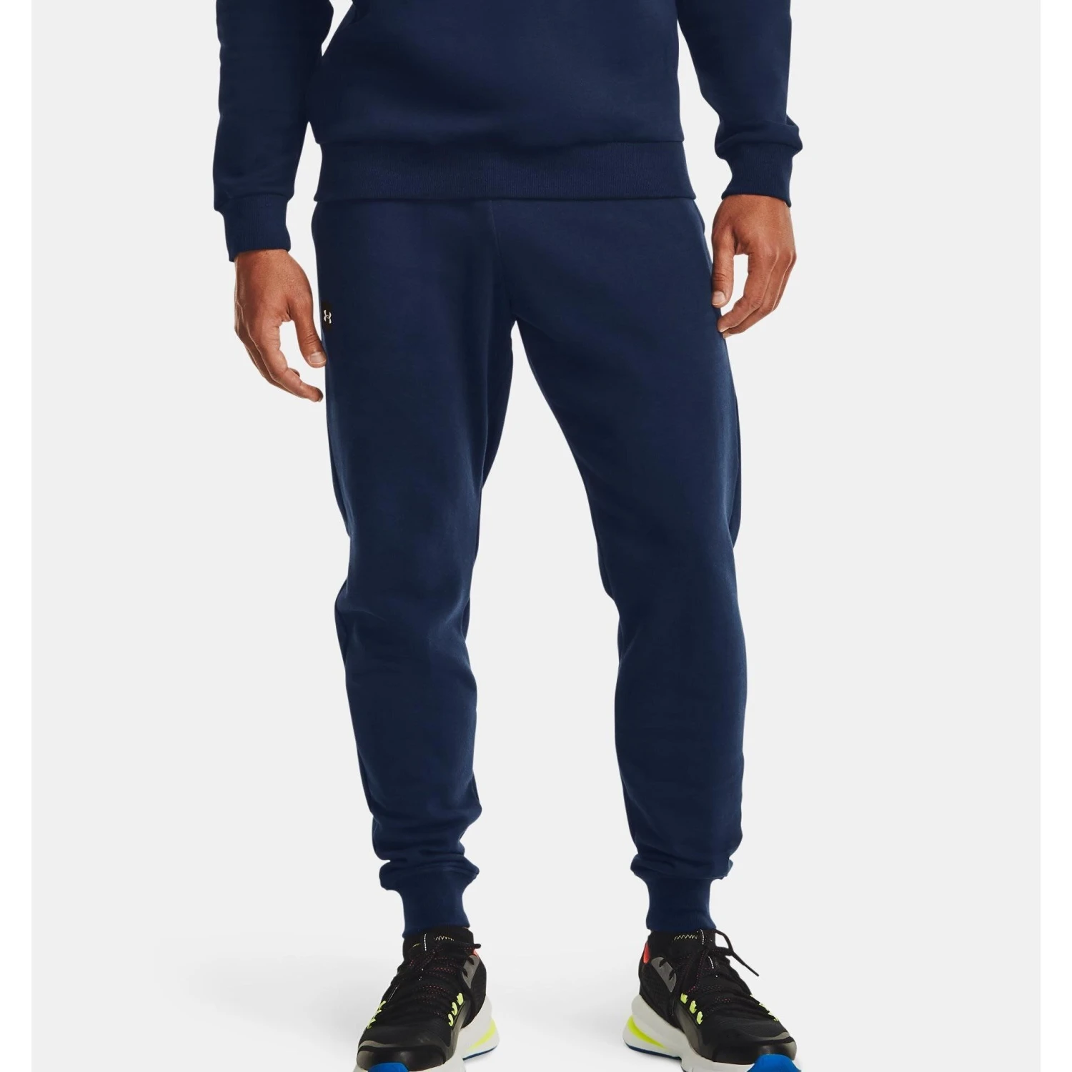Under Armour Mens Rival Jogging Bottoms (Academy Blue/Onyx White) 4 Under Armour Mens Rival Jogging Bottoms (Academy Blue/Onyx White) - Image 2