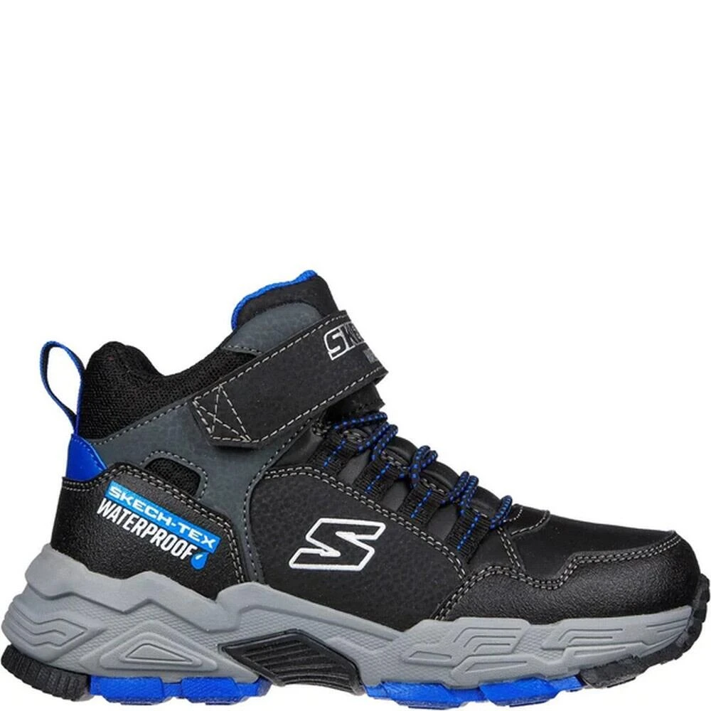 Skechers Boys Drollix Ankle Boots (Black/Royal Blue) 5 Skechers Boys Drollix Ankle Boots (Black/Royal Blue) - Image 3
