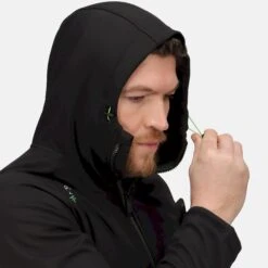 Regatta Mens Surrender Soft Shell Jacket (Iron/Black) -Outdoor Equipment Store k1b80ceee4cd202cef96c6cdc1115e1ab