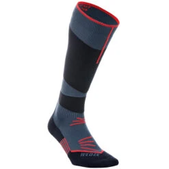 WEDZE ADULT SKI SOCKS - 500