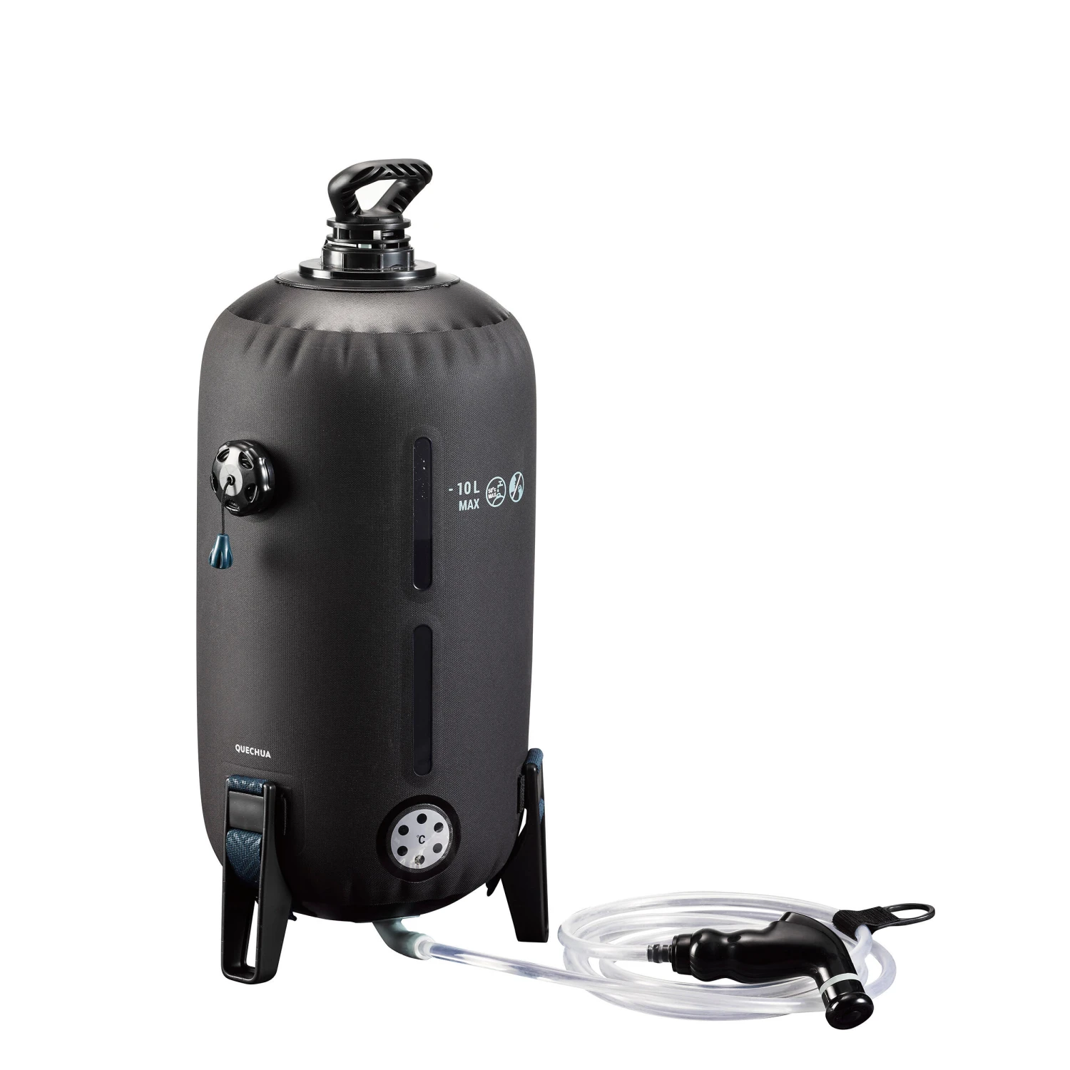 Quechua PRESSURE SOLAR CAMPING SHOWER - 10 LITRES 3 Quechua PRESSURE SOLAR CAMPING SHOWER - 10 LITRES