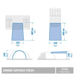 Universal Tent Awning For Quechua Tents -Outdoor Equipment Store k30aeacb1e3b0df17a9d1dd5f78924cee