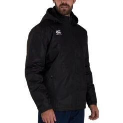 Canterbury Mens Club Stadium Track Jacket (Black) -Outdoor Equipment Store k30d425cdbb28565676e08578b9e2fd74