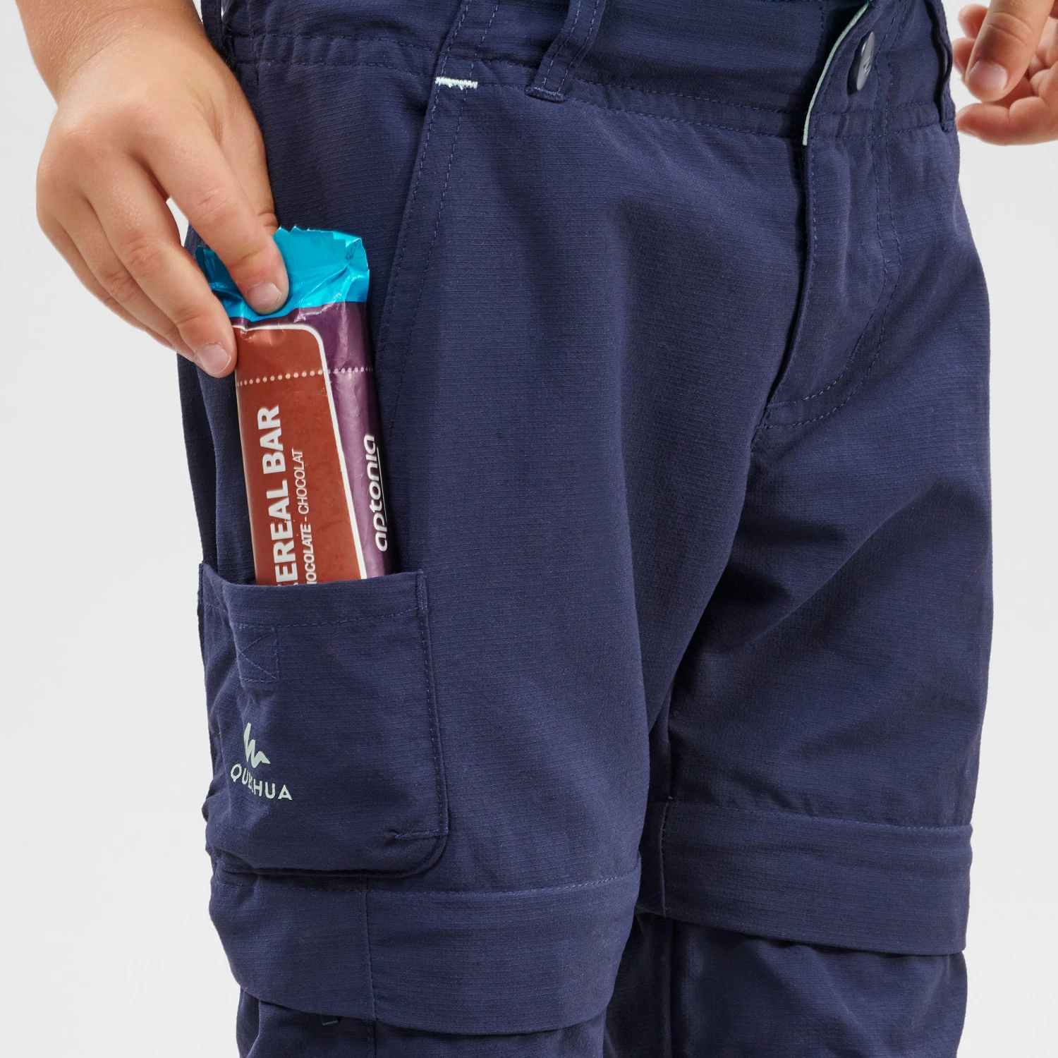 Quechua Kids' Hiking Zip-Off Trousers MH500 2 19 Quechua Kids' Hiking Zip-Off Trousers MH500 2 - Image 17
