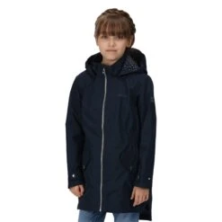 Regatta Childrens/Kids Talei Waterproof Jacket (Navy) 14 Regatta Childrens/Kids Talei Waterproof Jacket (Navy) -Outdoor Equipment Store k3ba81b897520a41507f2a4e66258667e