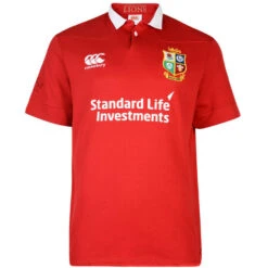 Canterbury British & Irish Lions 2017 Classic S/S Rugby Shirt Red