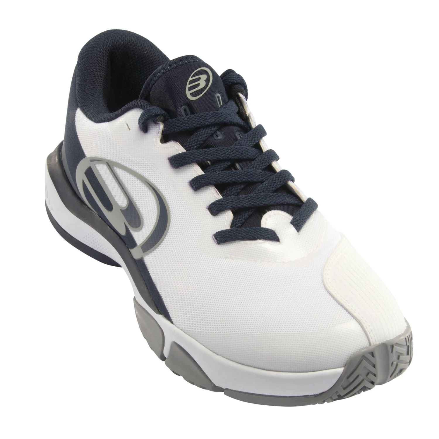 BULLPADEL Men's Padel Shoes Hack Hybrid Fly 23 - White/Black 4 BULLPADEL Men's Padel Shoes Hack Hybrid Fly 23 - White/Black - Image 2