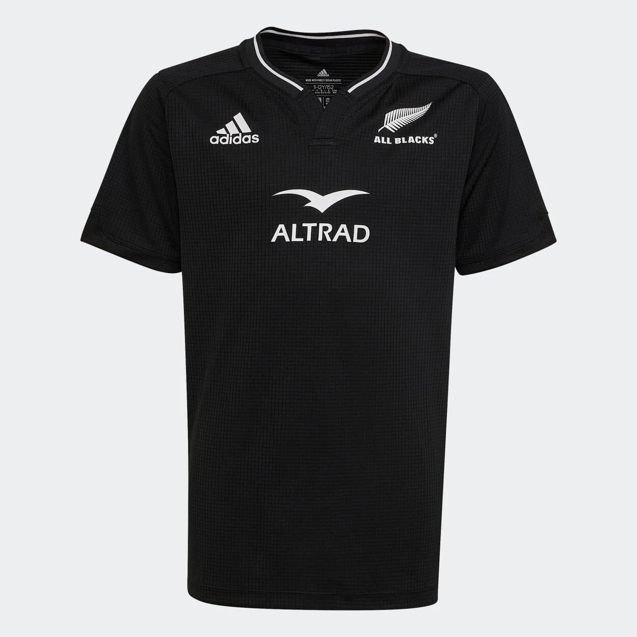 Adidas New Zealand All Blacks Kids Home Rugby Shirt HG7308 Black 3 Adidas New Zealand All Blacks Kids Home Rugby Shirt HG7308 Black
