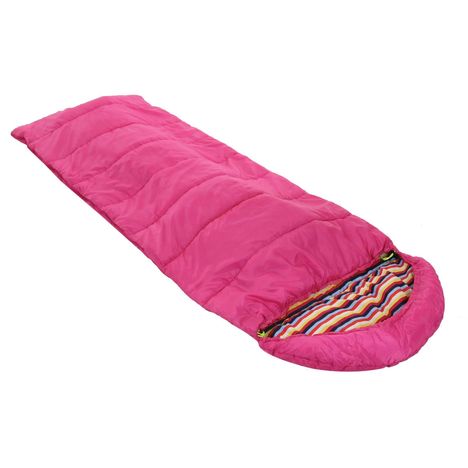 Regatta Hana 200 Polyester Mummy Sleeping Bag (Duchess Pink Stripe) 3 Regatta Hana 200 Polyester Mummy Sleeping Bag (Duchess Pink Stripe)