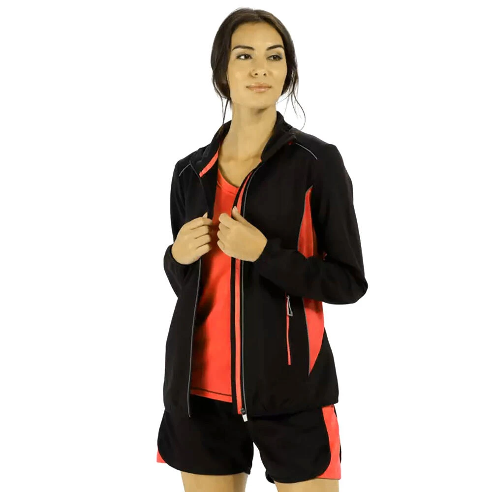 Regatta Activewear Womens/Ladies Sochi Softshell Jacket (Black/Classic Red) 4 Regatta Activewear Womens/Ladies Sochi Softshell Jacket (Black/Classic Red) - Image 2