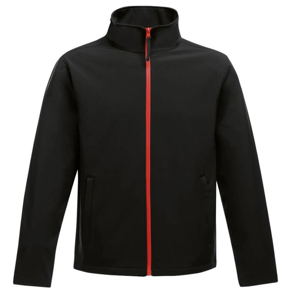 Regatta Standout Mens Ablaze Printable Soft Shell Jacket (Black/Classic Red) 3 Regatta Standout Mens Ablaze Printable Soft Shell Jacket (Black/Classic Red)