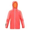 Regatta Childrens/Kids Rayz Waterproof Jacket (Neon Peach/Fusion Coral) -Outdoor Equipment Store k57a08c0d42400a348fb0be75116fee54