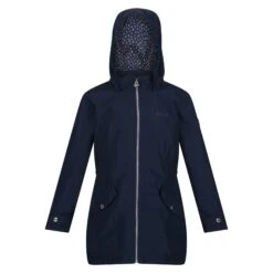 Regatta Childrens/Kids Talei Waterproof Jacket (Navy)