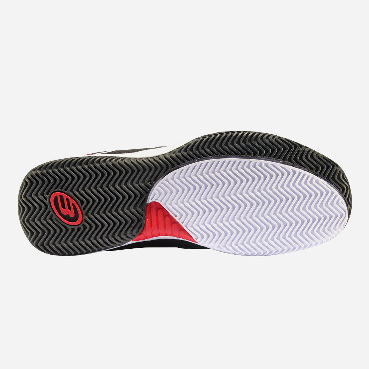 BULLPADEL Men's Padel Shoes Bowi 23 - Black/Red 6 BULLPADEL Men's Padel Shoes Bowi 23 - Black/Red - Image 4