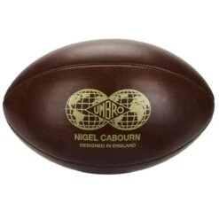 UMBRO Nigel Cabourn Leather Rugby Ball (Dark Brown)