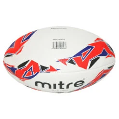 Mitre Squad Rugby Ball (White/Red/Blue) -Outdoor Equipment Store k6f1b150e214bd66e6a24fc9c0f8b813e