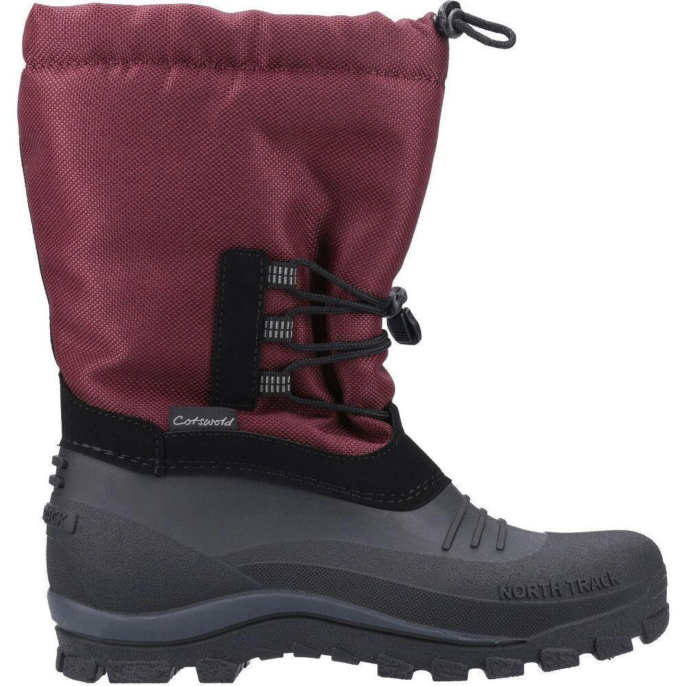 Cotswold Womens/Ladies Teddington Wellington Boots (Burgundy) 4 Cotswold Womens/Ladies Teddington Wellington Boots (Burgundy) - Image 2