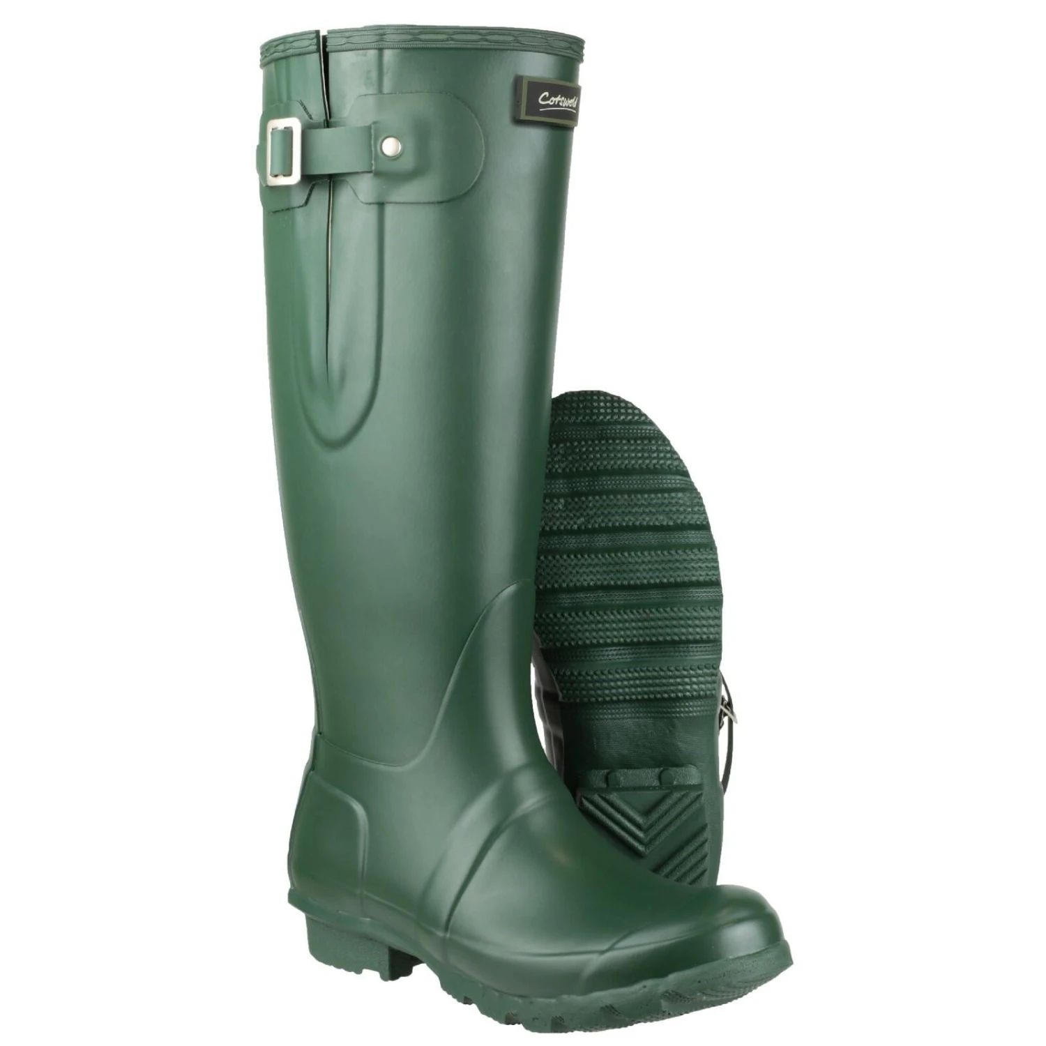 Cotswold Windsor Welly Plain Rubber Wellingtons GREEN 6 Cotswold Windsor Welly Plain Rubber Wellingtons GREEN - Image 4