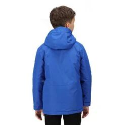 Regatta Boys Bardron Waterproof Jacket (Surf Spray) -Outdoor Equipment Store k84b4011d8efb72e43c8c0eee0233d0ef