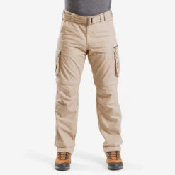 Men's Travel Trekking Zip-Off Cargo Trousers - Travel 100 Zip-Off 40 Men's Travel Trekking Zip-Off Cargo Trousers - Travel 100 Zip-Off -Outdoor Equipment Store k9483a8097a2b3b4ef43c9e1998b06997