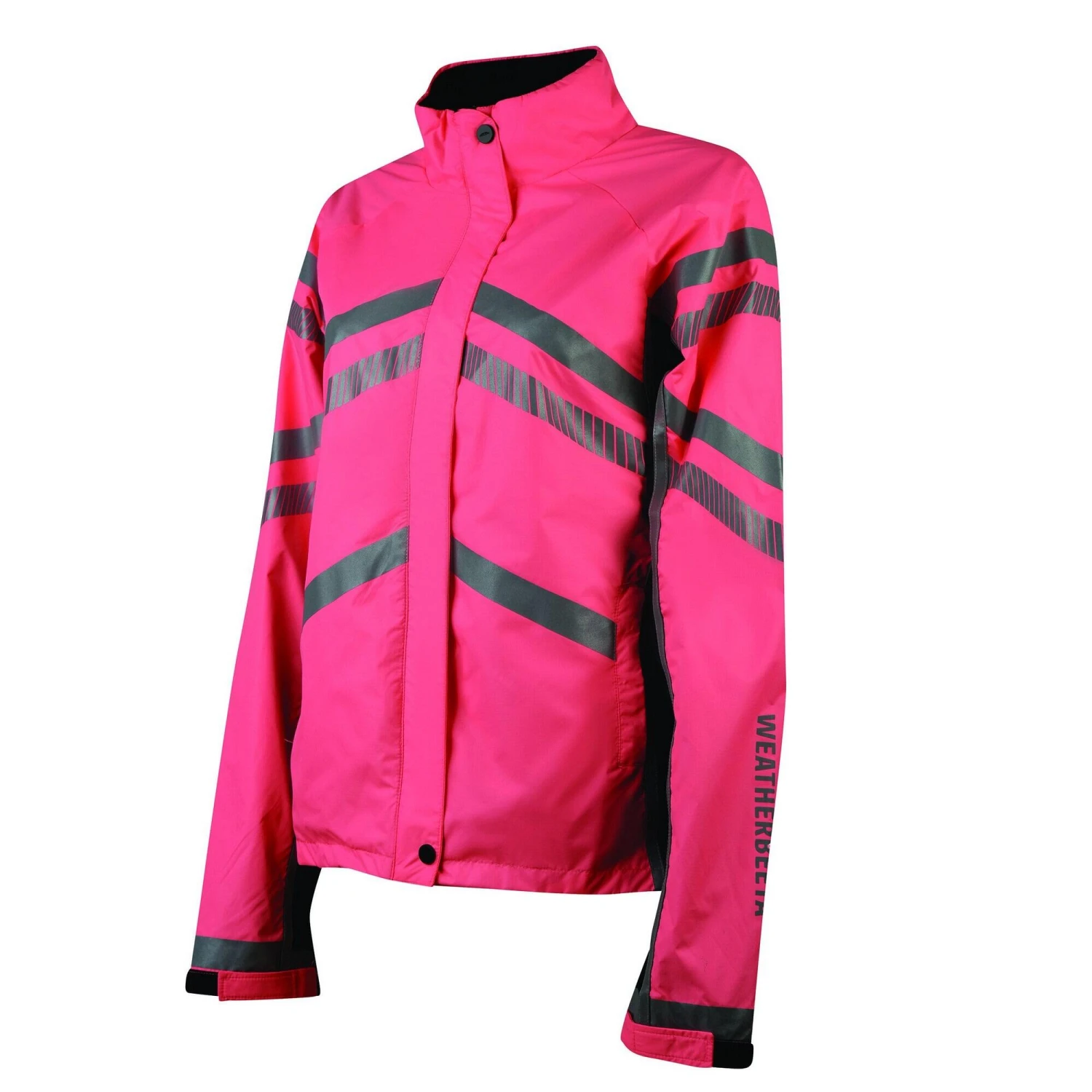 Weatherbeeta Unisex Adult Reflective Lightweight Waterproof Jacket (Hi Vis Pink) 3 Weatherbeeta Unisex Adult Reflective Lightweight Waterproof Jacket (Hi Vis Pink)