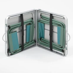 Quechua FOLDING CAMPING TABLE - 4 STOOLS - 4 TO 6 PEOPLE -Outdoor Equipment Store ka15dbccbde3aac477132c6137450edf7