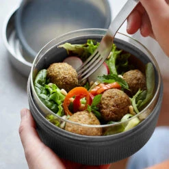 Black+Blum Glass Lunch Bowl 750ml Slate -Outdoor Equipment Store ka30c0fb816a5750177f277e6ddf4ef37