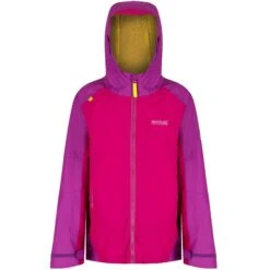 Regatta Great Outdoors Childrens/Kids Allcrest II Waterproof Jacket (Duchess/Vivid
