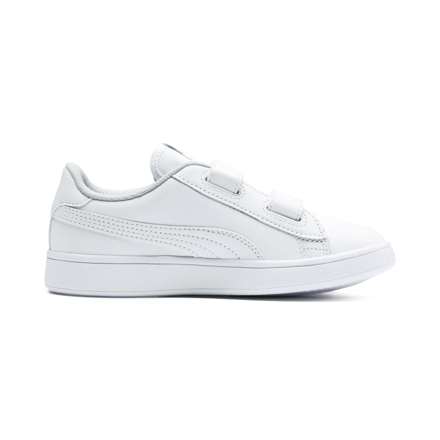PUMA Kids Smash V2 Trainers Running Shoes - White 7 PUMA Kids Smash V2 Trainers Running Shoes - White - Image 5