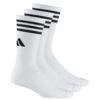 ADIDAS Mens Contrast Striped Crew Socks (Pack Of 3) (White) 1 ADIDAS Mens Contrast Striped Crew Socks (Pack Of 3) (White) -Outdoor Equipment Store ka4c822e503cabaa2e51d640b1b35441d