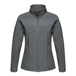 Regatta Womens/Ladies Uproar Soft Shell Jacket (Seal Grey)
