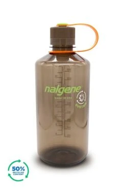 Nalgene 1L Narrow Mouth Sustain Water Bottle - Made From 50% Plastic Waste -Outdoor Equipment Store kac438f71df381bef2611c29c3ce62370