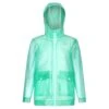 Regatta Childrens/Kids Hallow Transparent Hooded Waterproof Jacket (Ice Green) 1 Regatta Childrens/Kids Hallow Transparent Hooded Waterproof Jacket (Ice Green) -Outdoor Equipment Store kad2e8e8ff22bc336683674285b7a0574