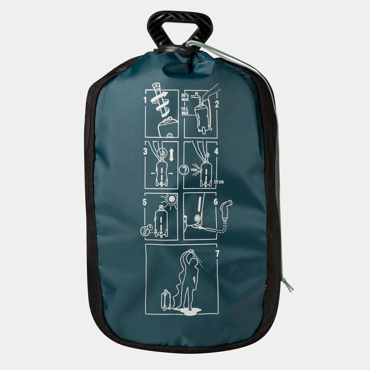 Quechua PRESSURE SOLAR CAMPING SHOWER - 10 LITRES 6 Quechua PRESSURE SOLAR CAMPING SHOWER - 10 LITRES - Image 4