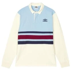 UMBRO Mens Jersey Rugby Shirt (Ecru/Fir/Angel Falls) -Outdoor Equipment Store kb5add78a5fbad8654f53f8875c3b0e16
