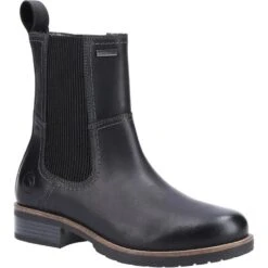 Cotswold Womens/Ladies Somerford Leather Chelsea Boots (Black)