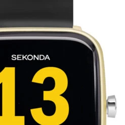Sekonda Motion Black Silicone Strap Smart Watch With Gold Case -Outdoor Equipment Store kbeffcad1b794395484fb3f0a398e3970