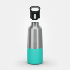 Quechua Isothermal Stainless Steel Hiking Flask MH500 0.5 L Turquoise -Outdoor Equipment Store kbf8a0f0ad243cf62d72e61e762ea70c7