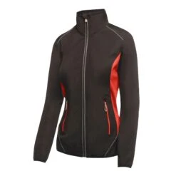 Regatta Activewear Womens/Ladies Sochi Softshell Jacket (Black/Classic Red)