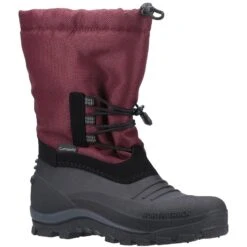 Cotswold Womens/Ladies Teddington Wellington Boots (Burgundy)
