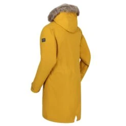Regatta Womens/Ladies Serleena II Faux Fur Insulated Winter Parka (Mustard Seed) 8 Regatta Womens/Ladies Serleena II Faux Fur Insulated Winter Parka (Mustard Seed) -Outdoor Equipment Store kca099a2c48498bd0636174fb562e099c