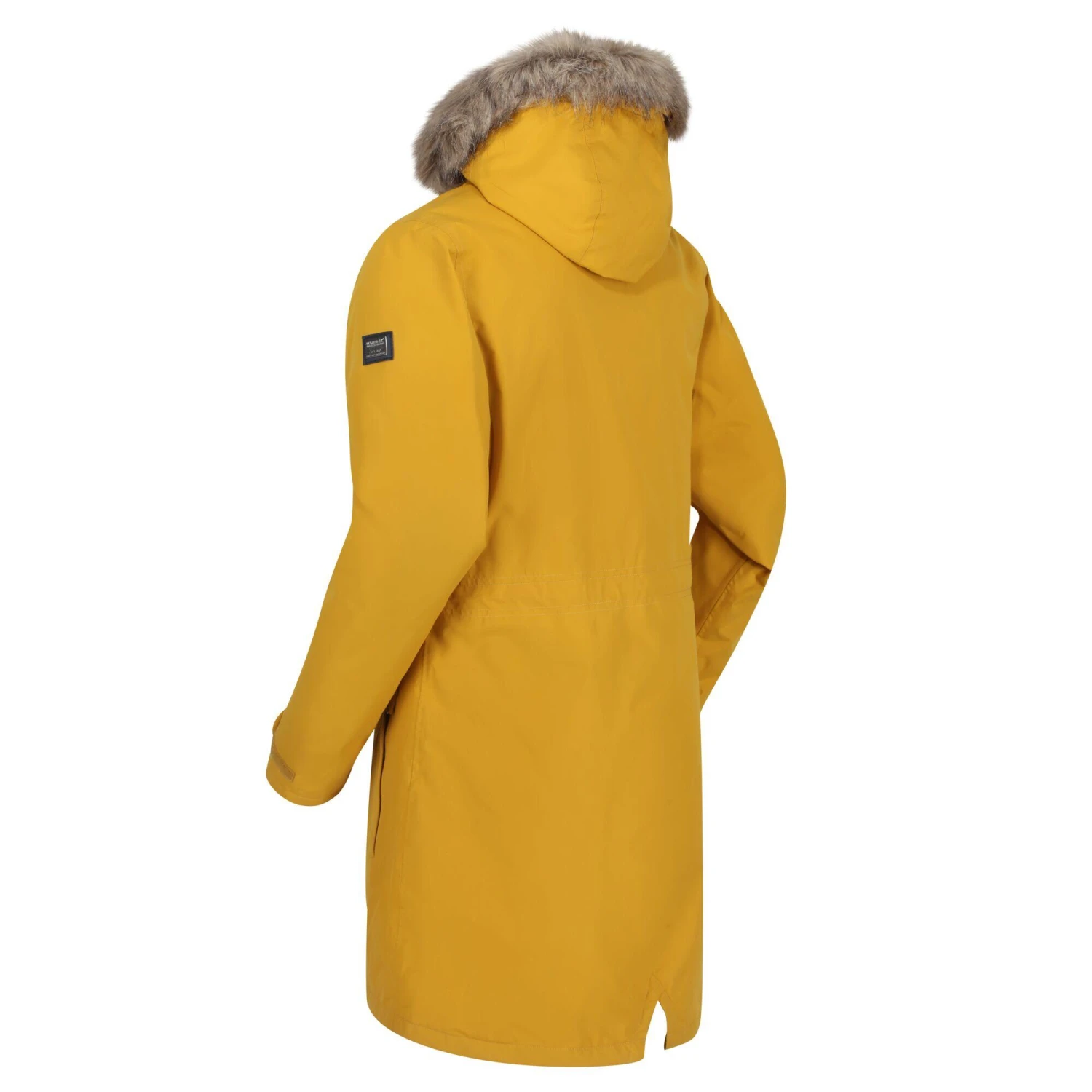 Regatta Womens/Ladies Serleena II Faux Fur Insulated Winter Parka (Mustard Seed) 4 Regatta Womens/Ladies Serleena II Faux Fur Insulated Winter Parka (Mustard Seed) - Image 2