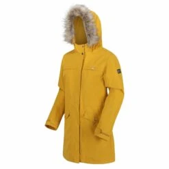 Regatta Womens/Ladies Serleena II Faux Fur Insulated Winter Parka (Mustard Seed) 9 Regatta Womens/Ladies Serleena II Faux Fur Insulated Winter Parka (Mustard Seed) -Outdoor Equipment Store kca20bf3eddcf554d091be466db52fc0a