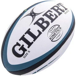 Gilbert Size 5 Rugby Ball Kinetica - White/Blue -Outdoor Equipment Store kd7233887bc7cbbb5244bdb946ccfe375