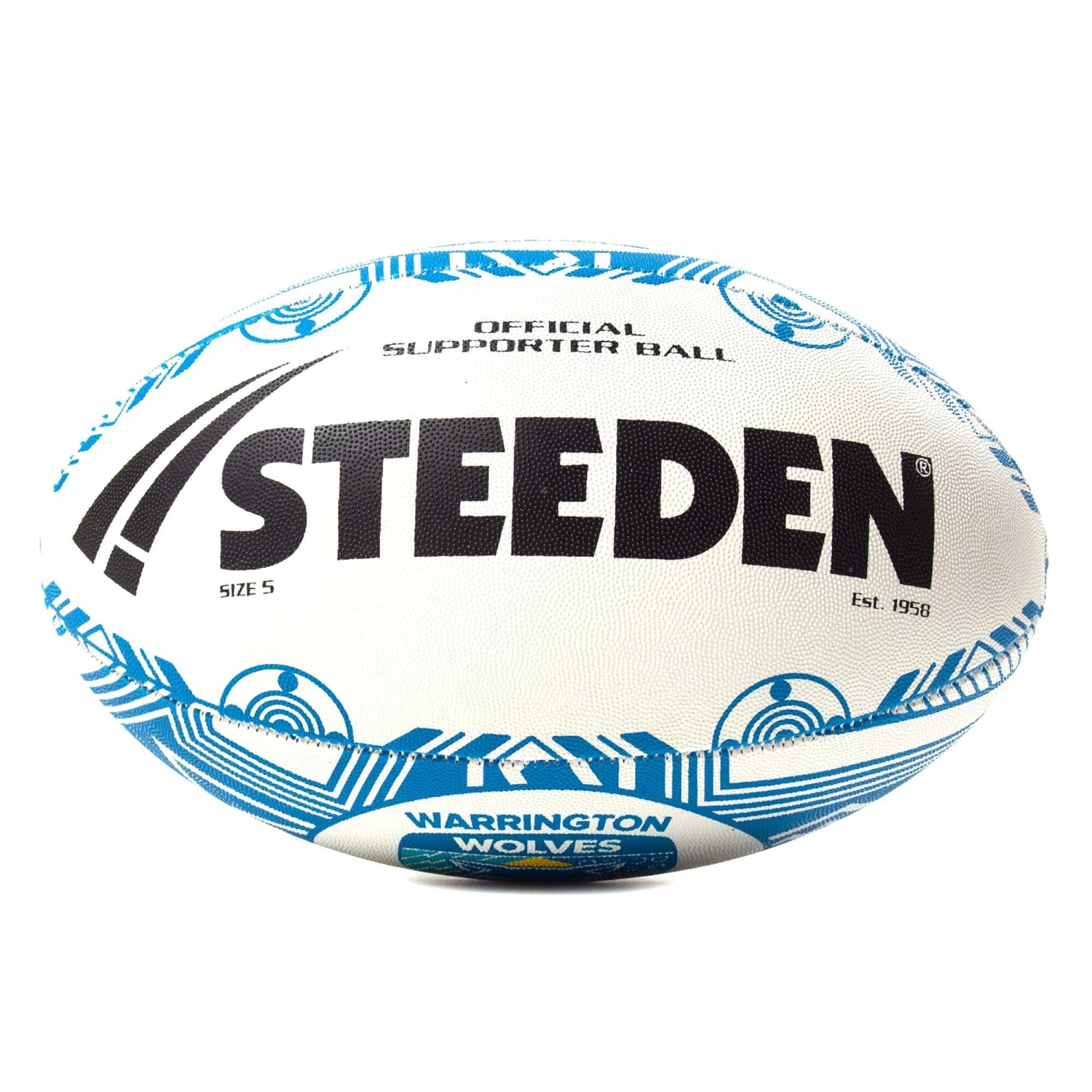 Steeden Super League 2023 Warington Wolves Supporter Ball 4 Steeden Super League 2023 Warington Wolves Supporter Ball - Image 2